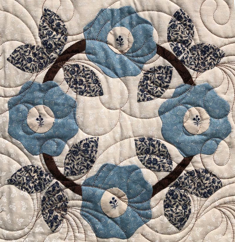 Ausbildung zur Kursleiterin - Bewerbungsquilt Detail