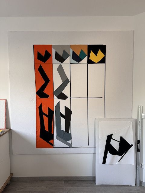 Arbeit an der Designwall