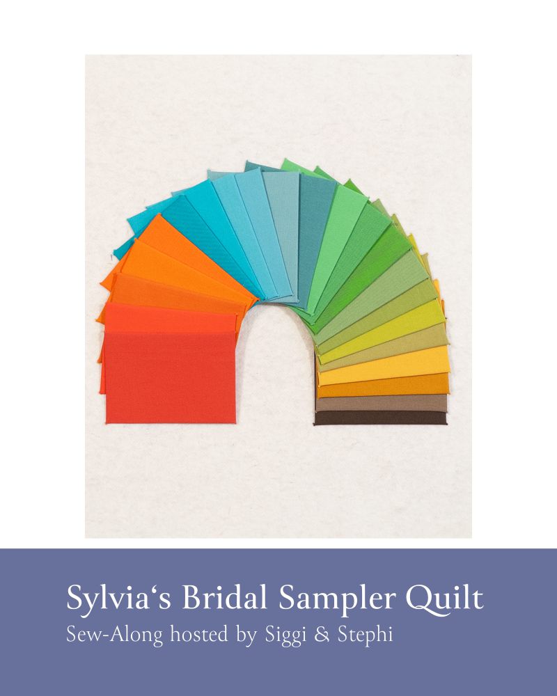 Sylvia's Bridal Sampler Quilt - Stoffauswahl